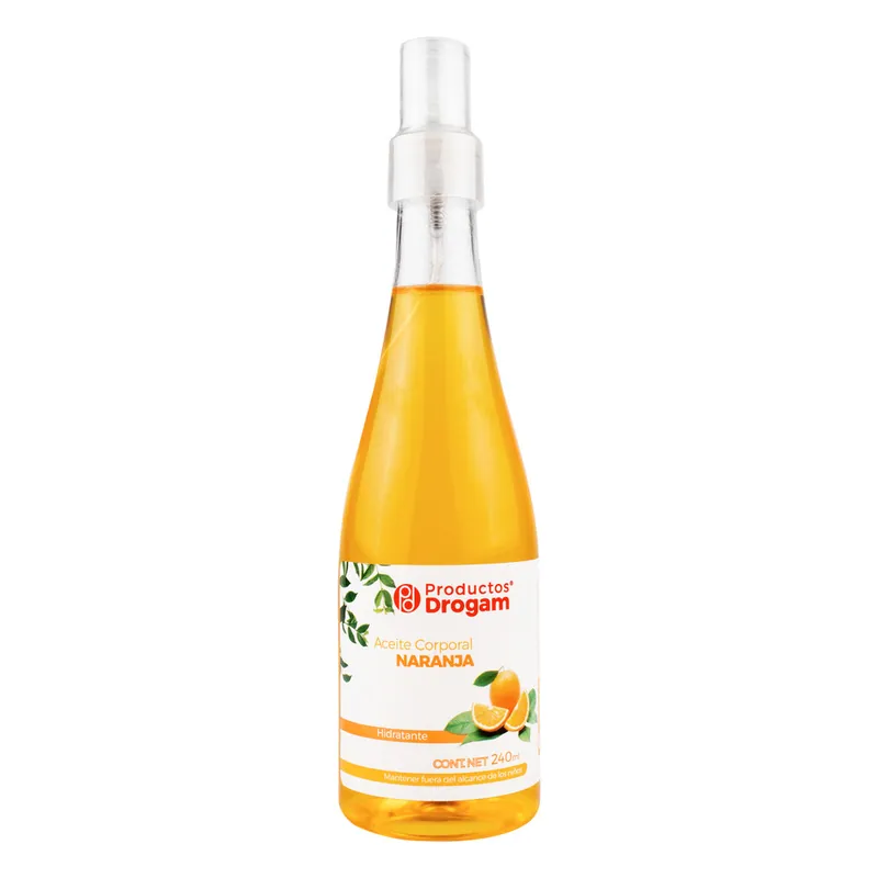 Aceite Corporal Naranja 240 mL Drogam