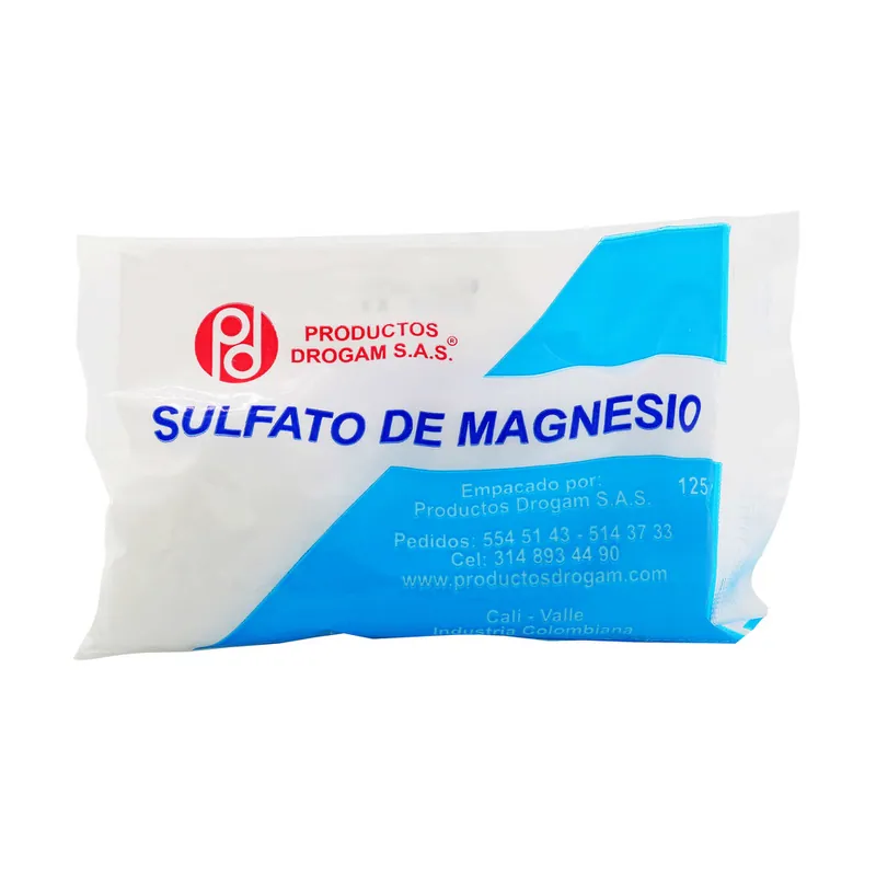 Sulfato de Magnesia 125 g Drogam