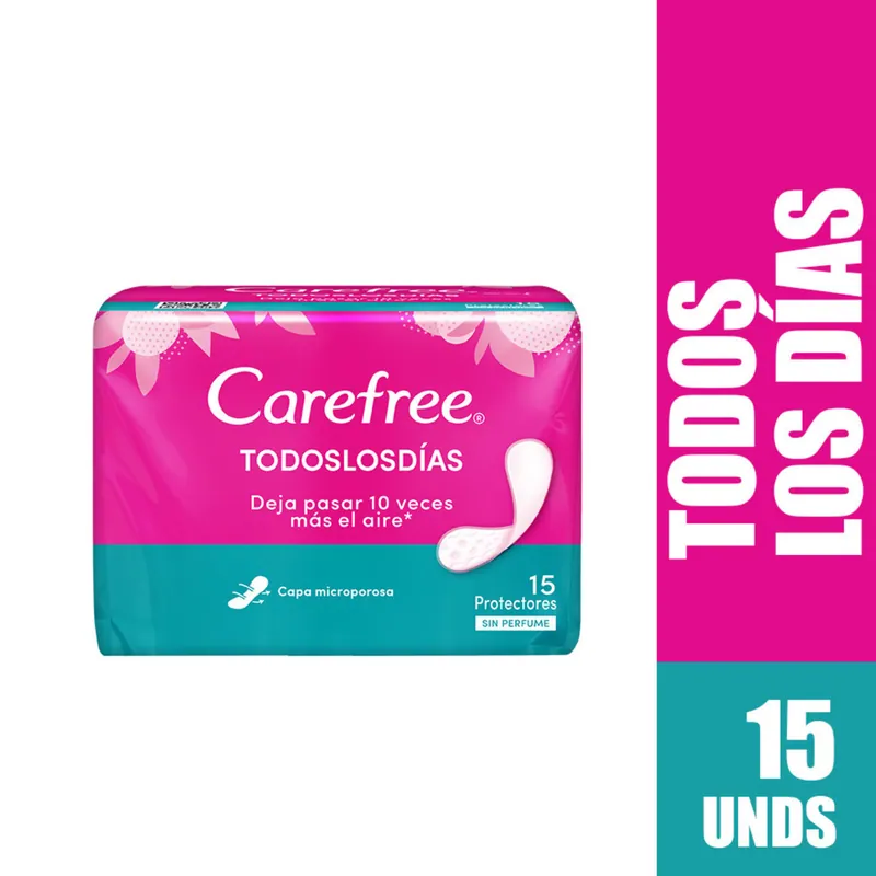 Prot Carefree Todos los Dias 15 unidades