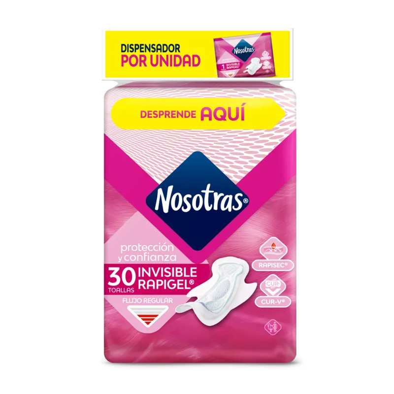 Toa Nosot Invisi Rapigel Disp 30 unidades