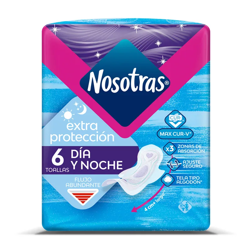 Toa Nosotras Ext Prot Dia y Noche 6 unidades