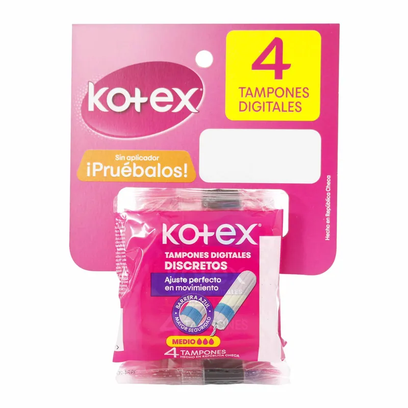 Tam Kotex Evo Medio Disp 5 unidades x 4 unidades