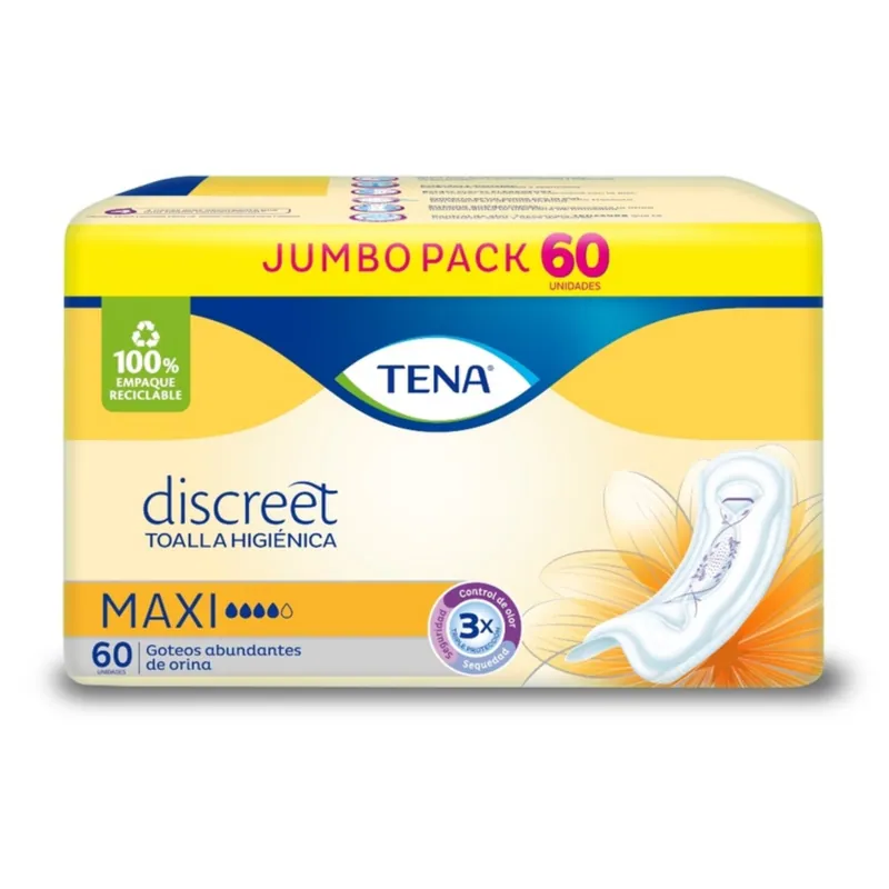 Toa Tena Mujer Maxi 60 unidades