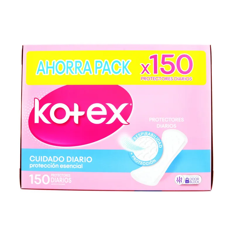 Prot Kotex Cuida Diario Big Pack 150 unidades