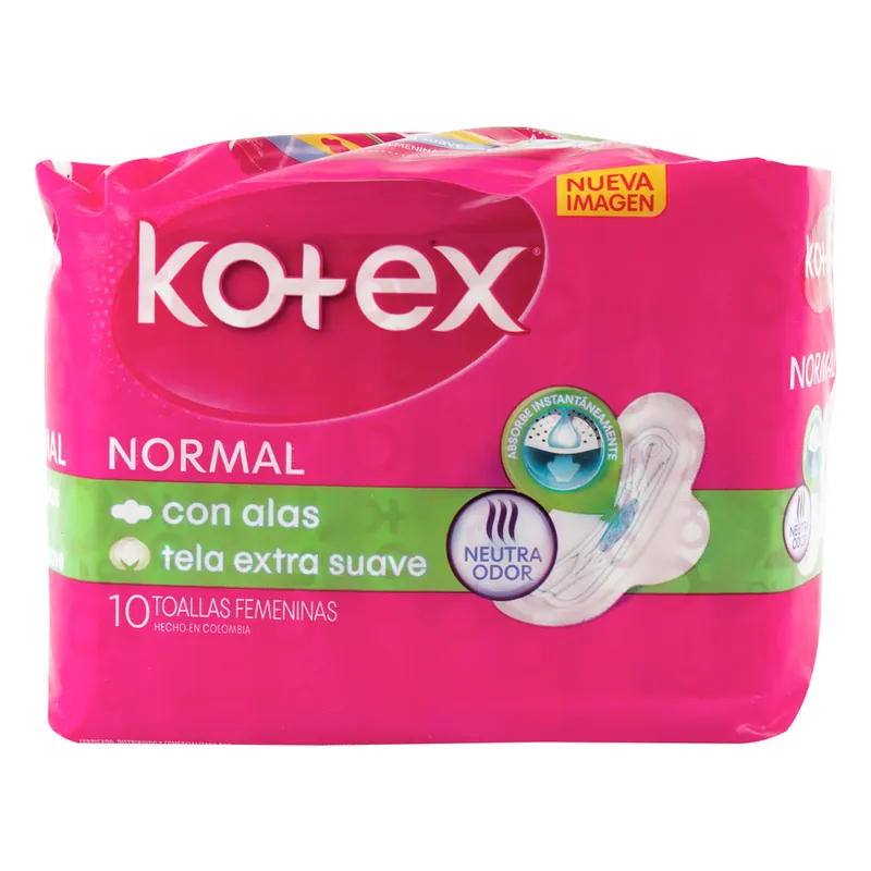 Toa Kotex Normal Tela 10 unidades