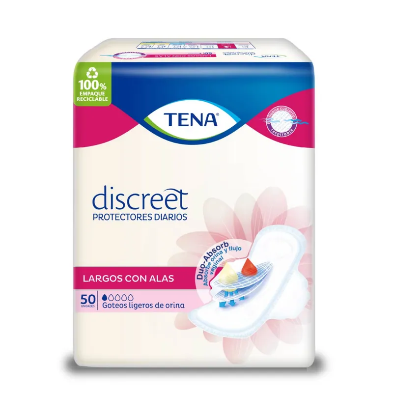 Prot Tena Largo Alas Discreet 50und