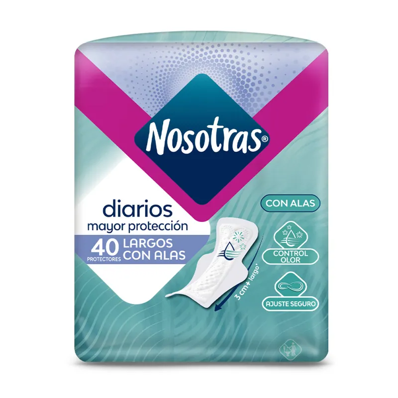 Prot Nosotras Diari Largos C Alas 40 unidades