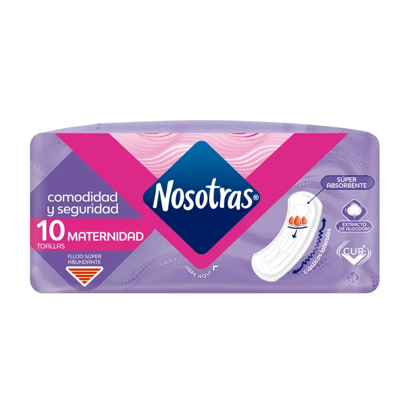 Toa Nosotras Maternidad Tela 10 Uds