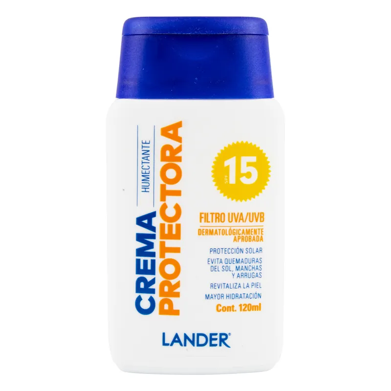 Crema Protectora Lander Spf15 120 mL