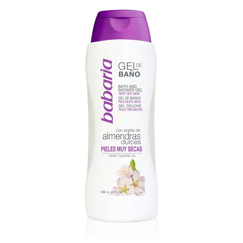 Gel Babaria baño Aceite Almendra 600 mL