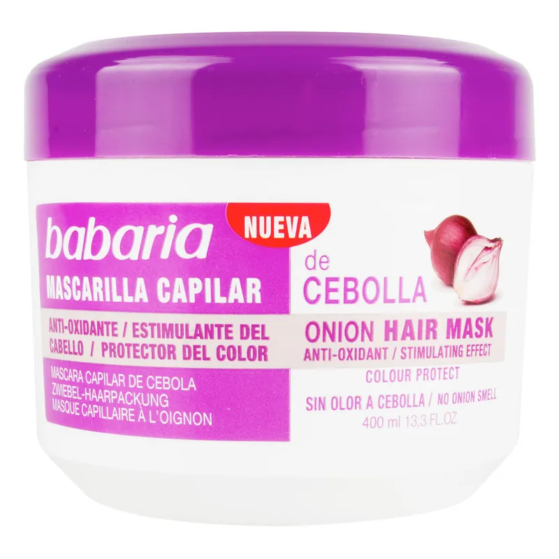 Mascarilla Babaria Capilar Cebolla 400 mL