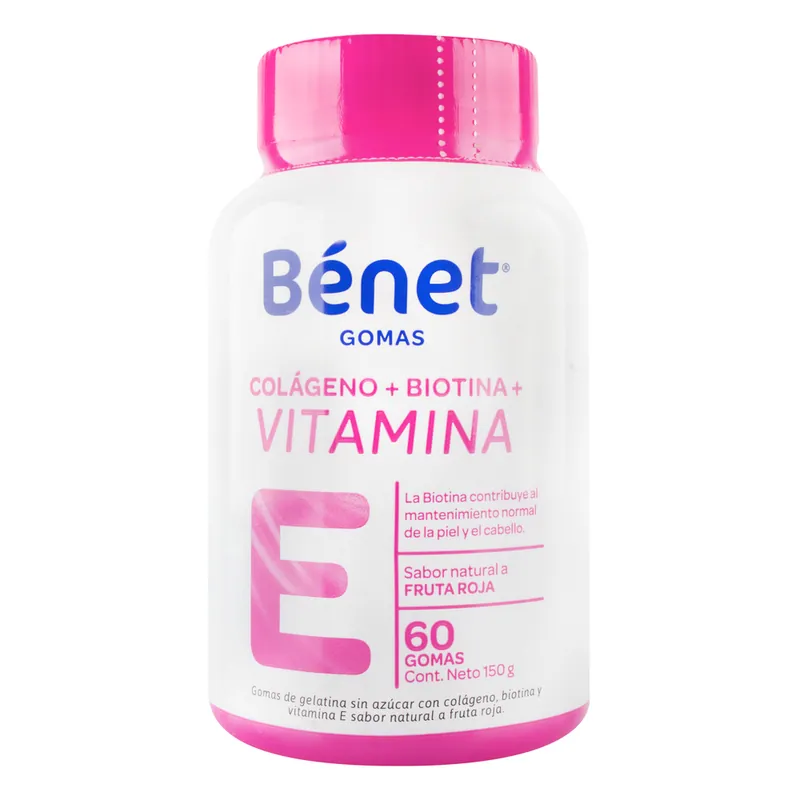 Gomas Benet Colage+selenio+vit a 60 unidades