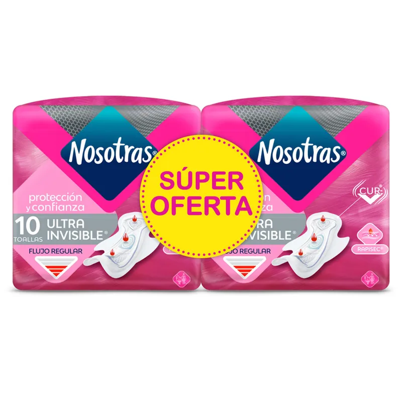 Toa Nosotras Ult Invi Rapisec 10un P E