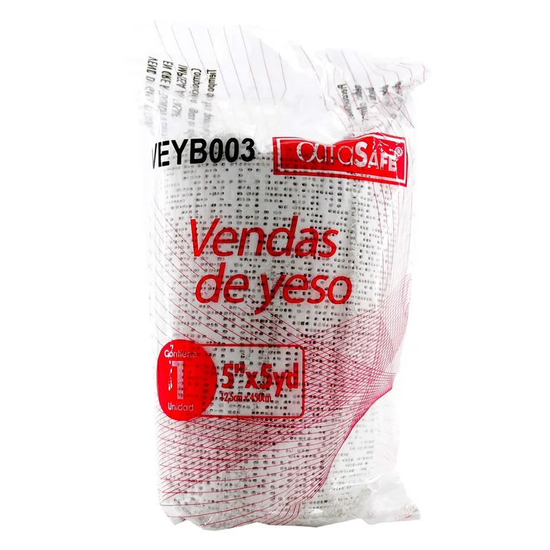 Vendas Yeso Blanca Alfasafe 5x5