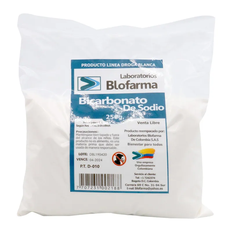 Bicarbonato de Sodio Dr Sana 250 Gramos
