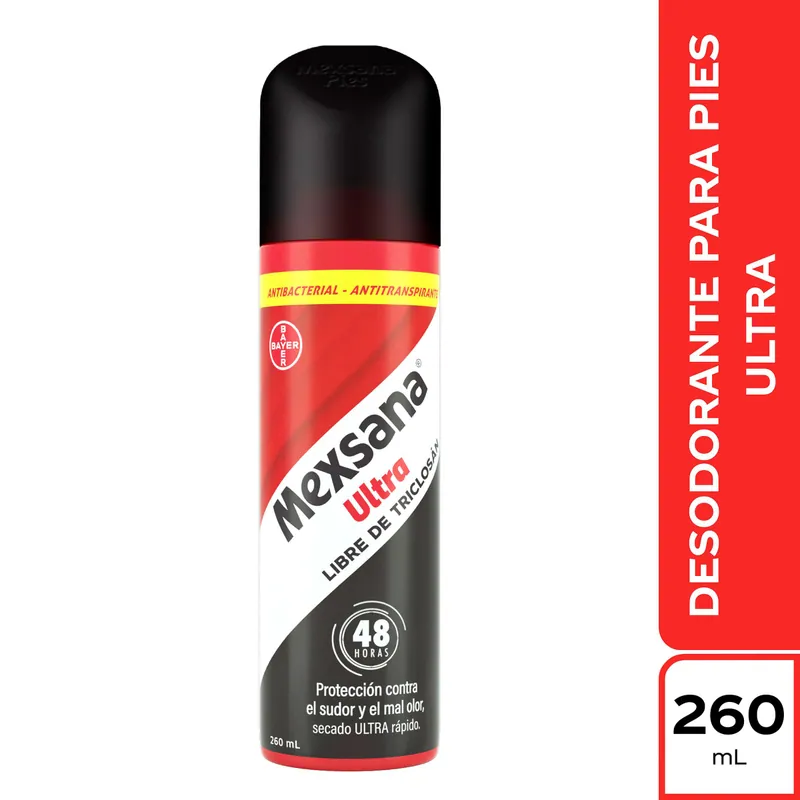 Desodorante Mexsana pies Ultra Spray 260 mL
