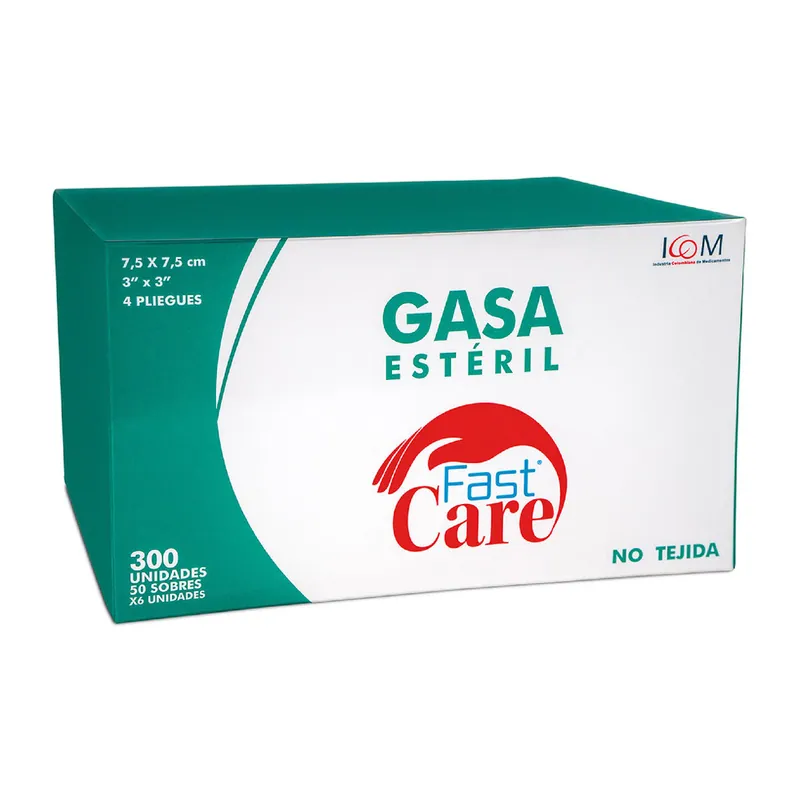 Gasa Fast Care Est Notej 3x3 50sbs ICOM