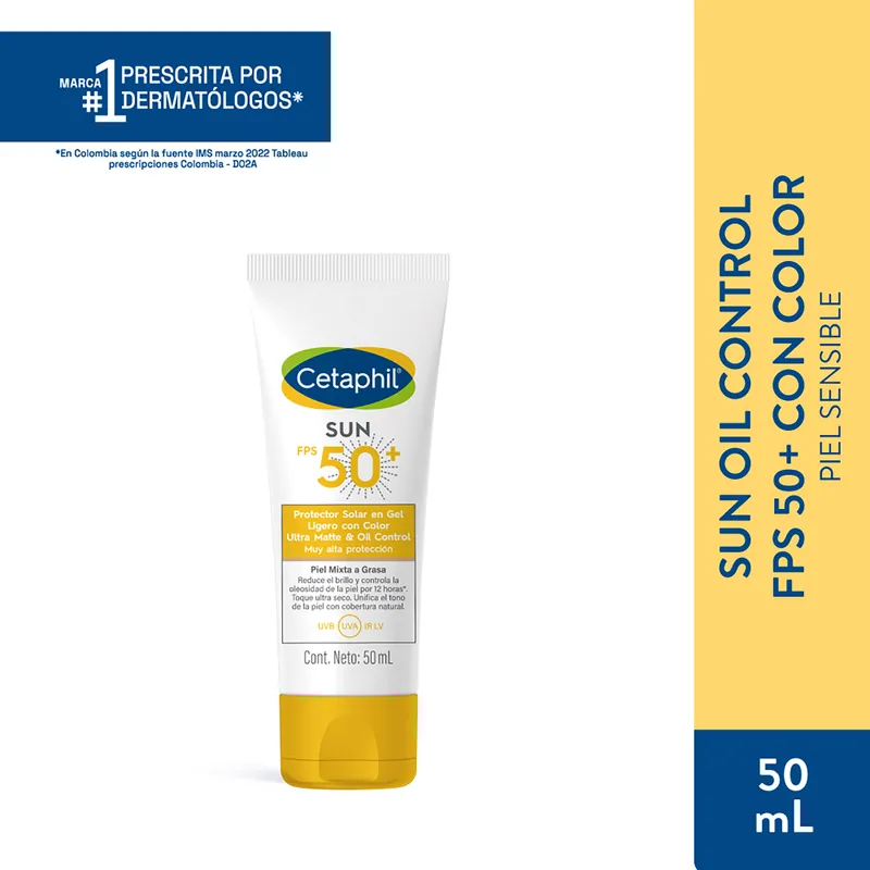 Prot Cetaphil Sun Color Fps50 50 mL