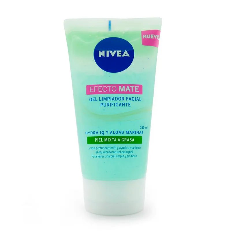 Gel Limp Facial Nivea Efecto Mate 150 mL
