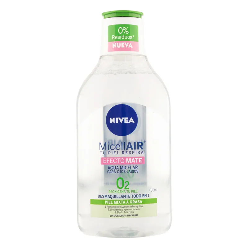 AG Micelar Nivea Efecto Mate 400 mL