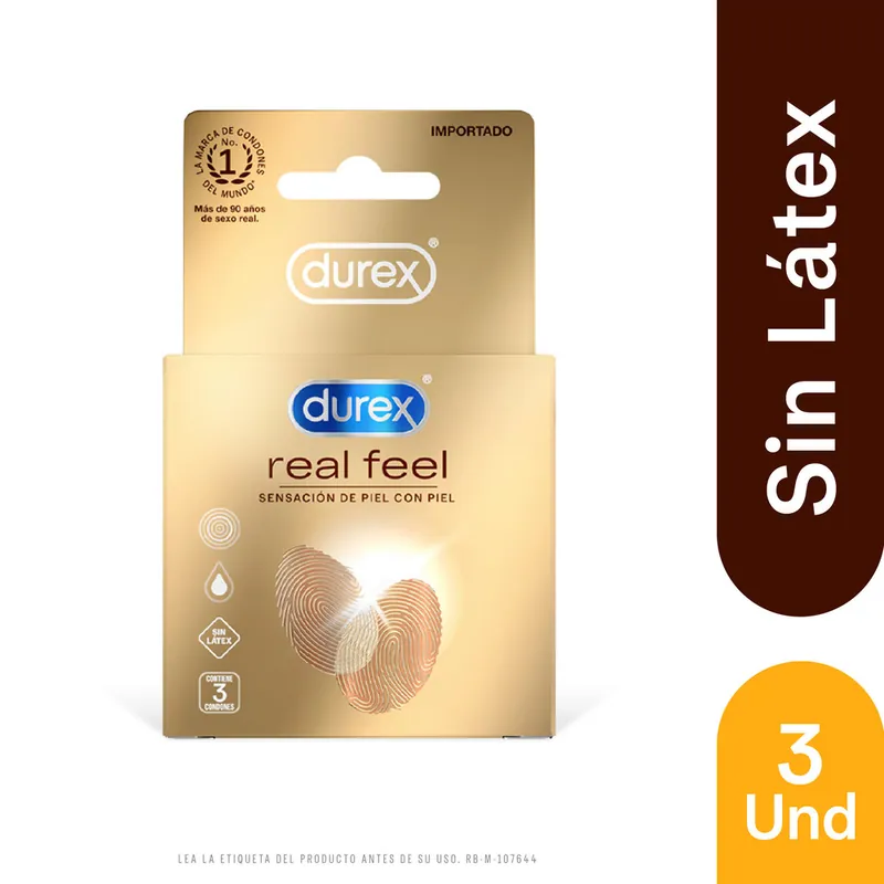 Preservat Durex Real Feel 3 unidades