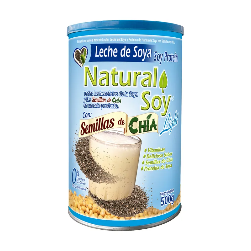 Leche de Soya Natural Soy Sem Chia 500 g