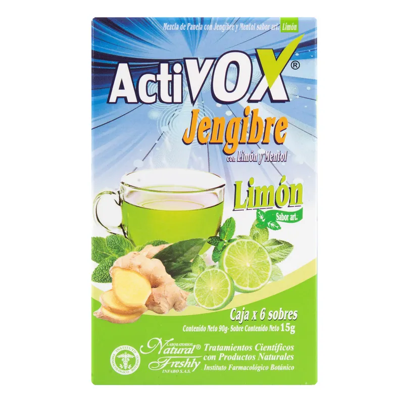 Activox Jengibre-Limon 6 sobres