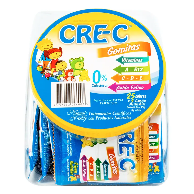 Cre-C Gomas Mastic Tropic 25 Sb+bombone