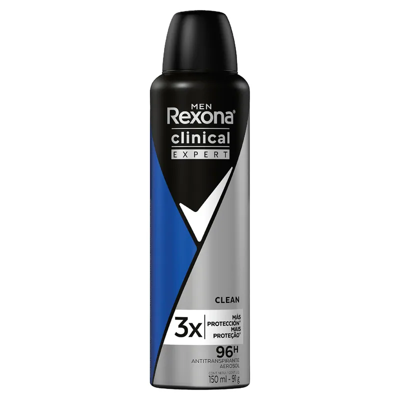 Desodorante Rexona Clinic EXP Aero Clean 91 g H