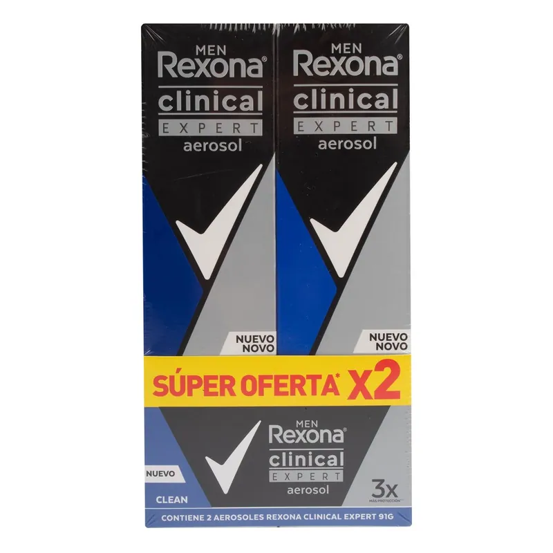 Desodorante Rexona Aer Clin Expert 91 g H