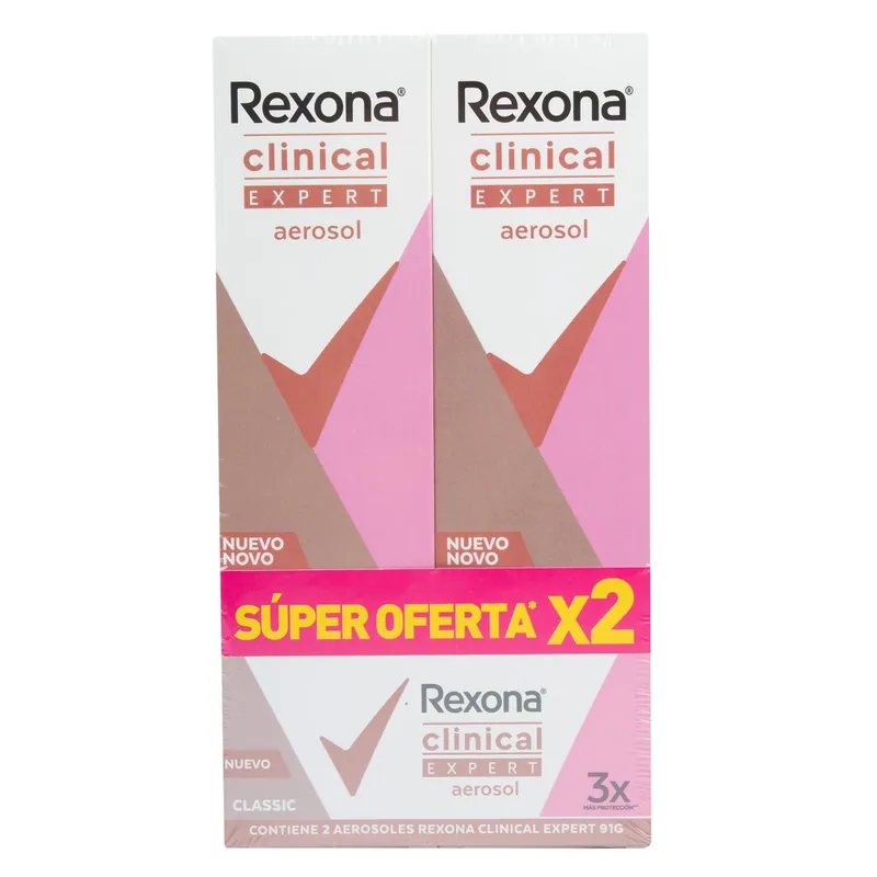 Desodorante Rexona Aer Clin Class Exper 91 g M