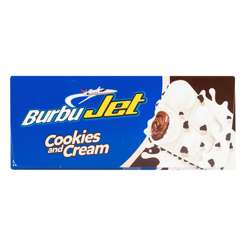 Choc Jet Burbujet Blanca 50 g 12 unidades
