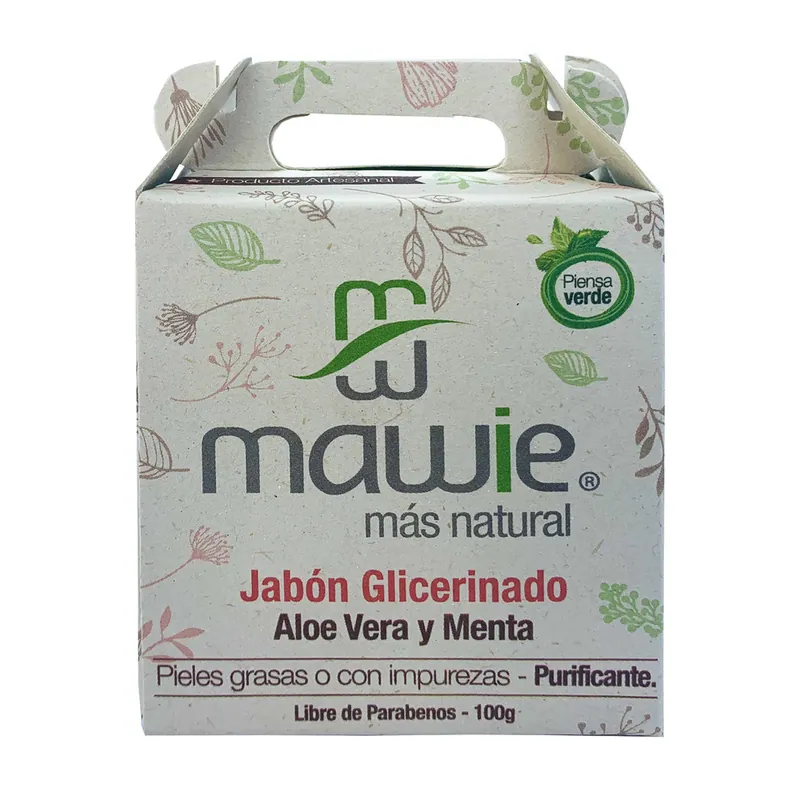 Jabon Mawie Aloe Vera Menta 100 g