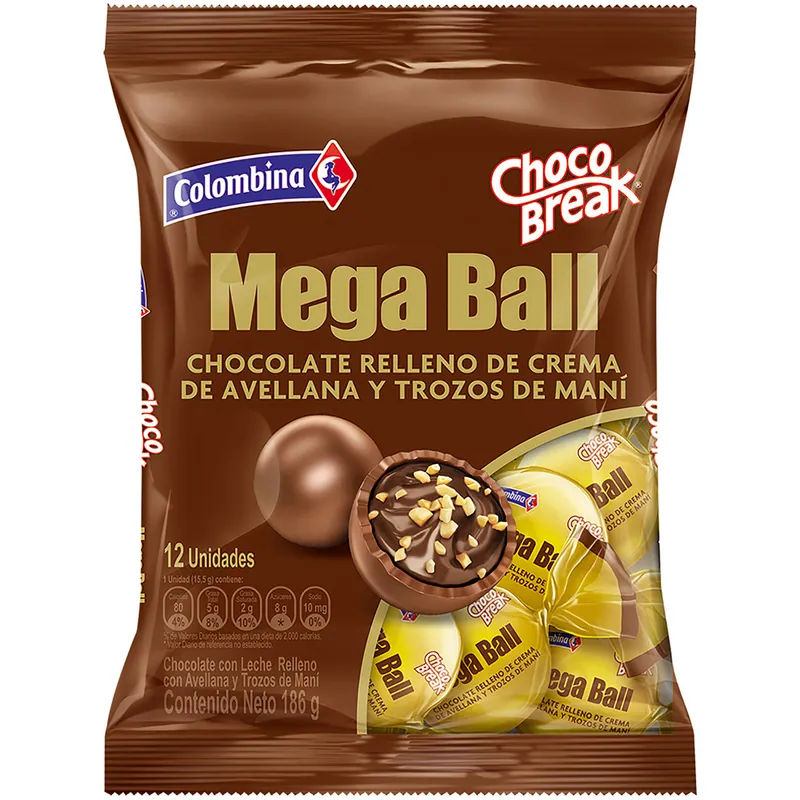 Choco Break Mega Ball 12 unidades 168 g