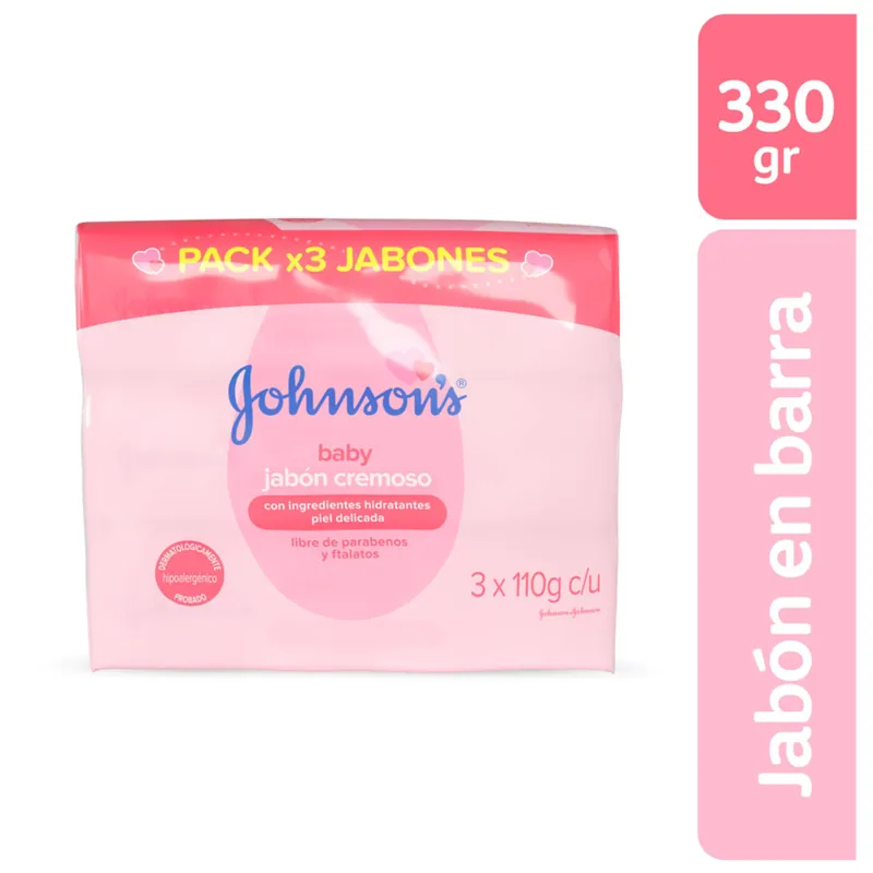 Jabon Jj Baby Humectante 110 g