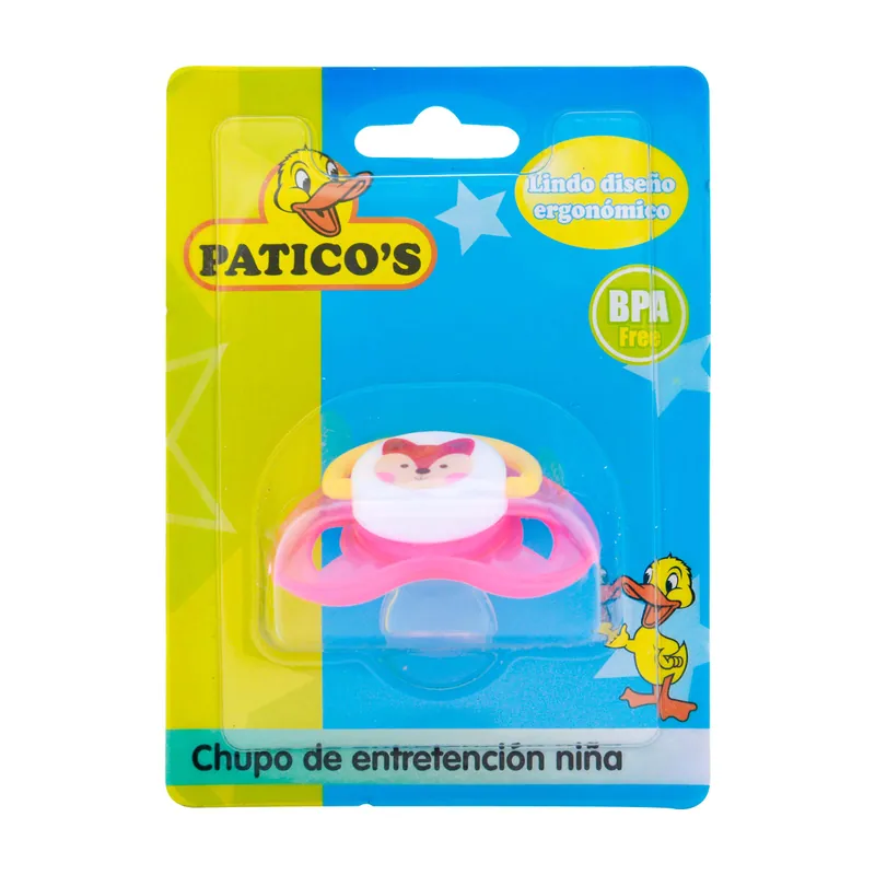 Chupo entretención Nina Animales Paticos