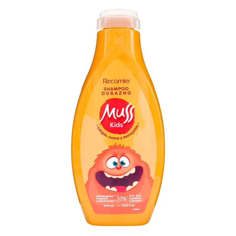 Champú Muss Kids Durazno 400 mL