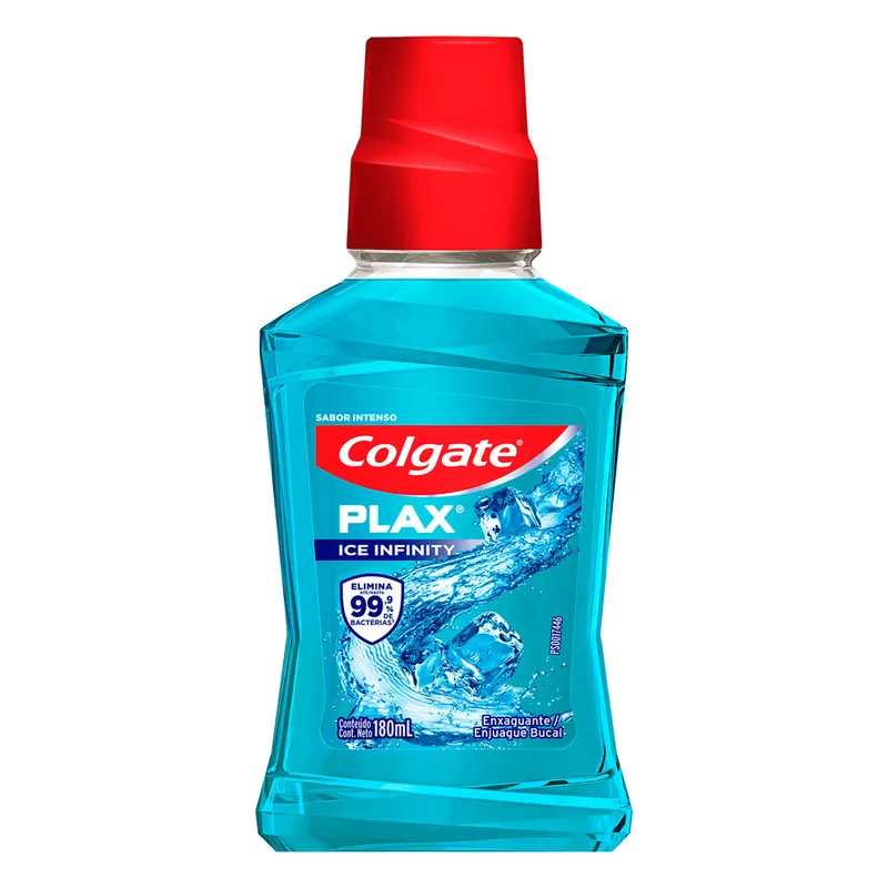Enjuague Colgate Plax Ice Infinity 180 mL