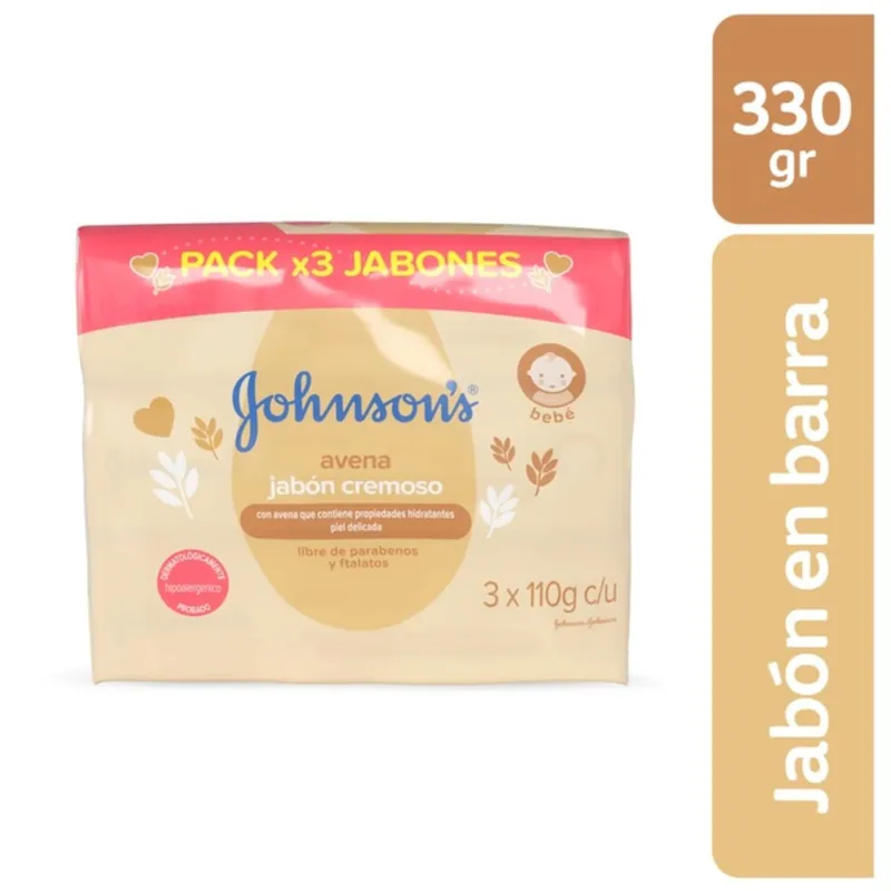 Jabon Jj Baby Avena 110 g