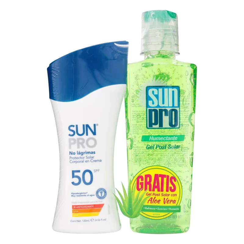 Bloq Sol Sunpro Spf50 120 Ml+gel After