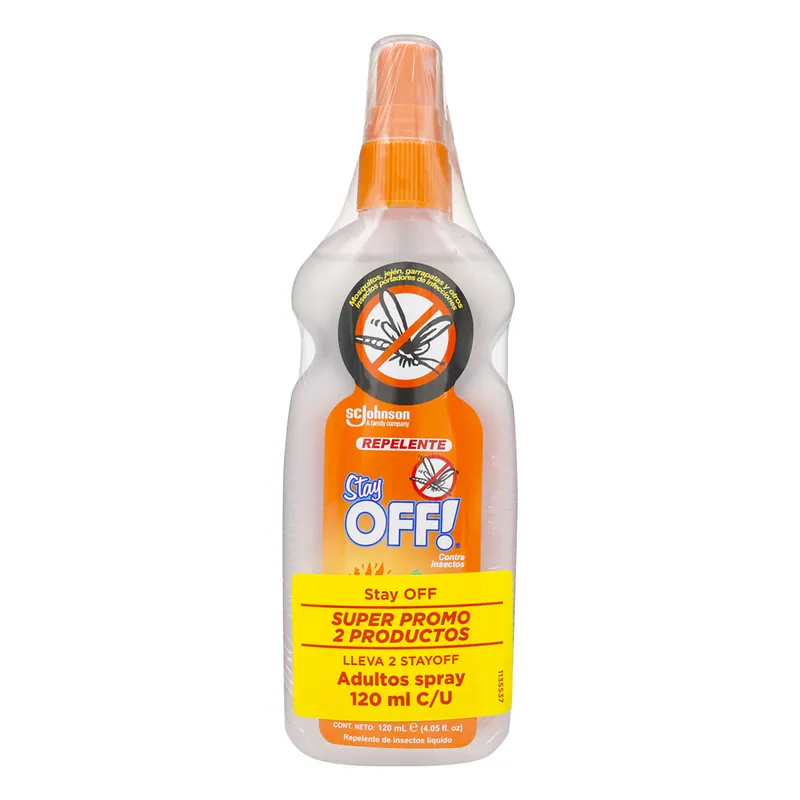 Repelentes Stayoff spray Adul 120 mL