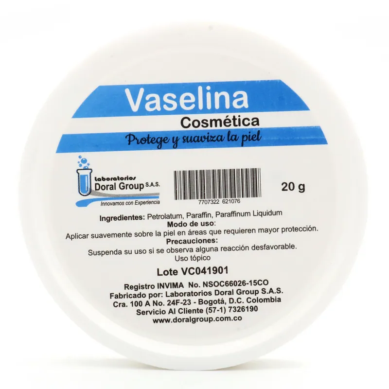 Vaselina Doral Cosmetica 20 g 12 unidades