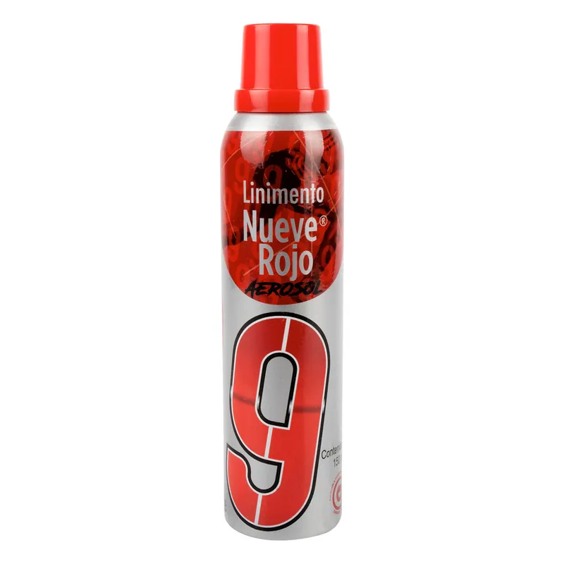 Linimento 9 Rojo Aerosol 150 mL