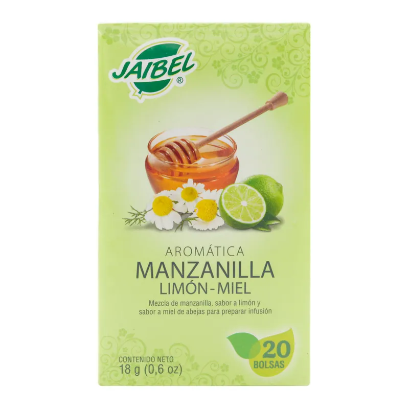 Aromatica Jaibel Manzanilla M limón 20sb