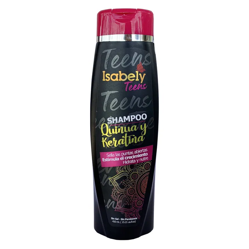 Champu Teens Isabely Quinuay Kerat 450 mL