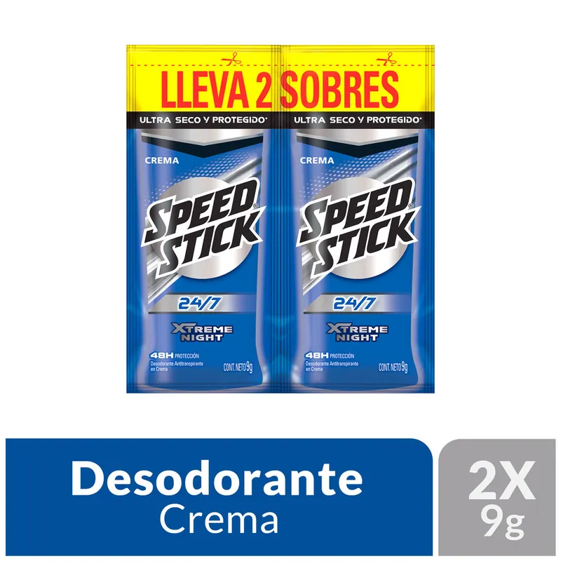 Desodorante Mennen Spe Cre Xtre Duo 9 g 18 sobres H