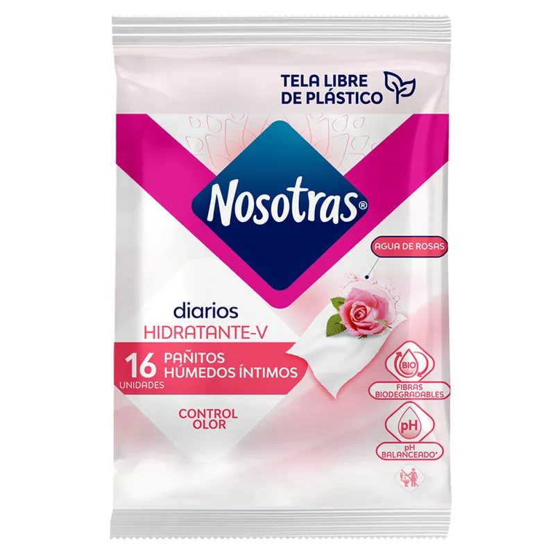 Panitos Intim Nosotras Agua de Ros 16und