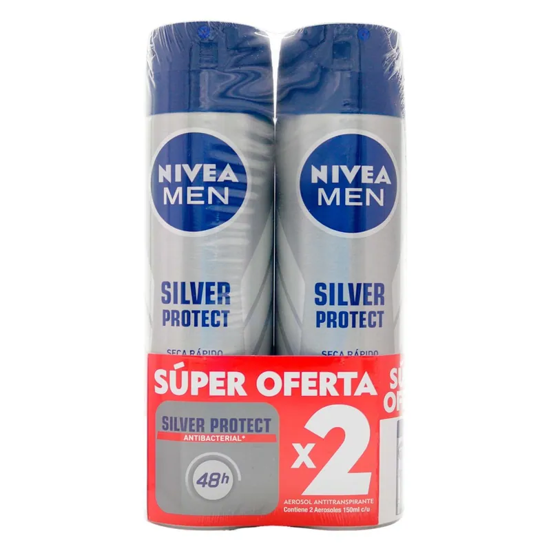 Desodorante Nivea Men Silver Protect 150 mL S D