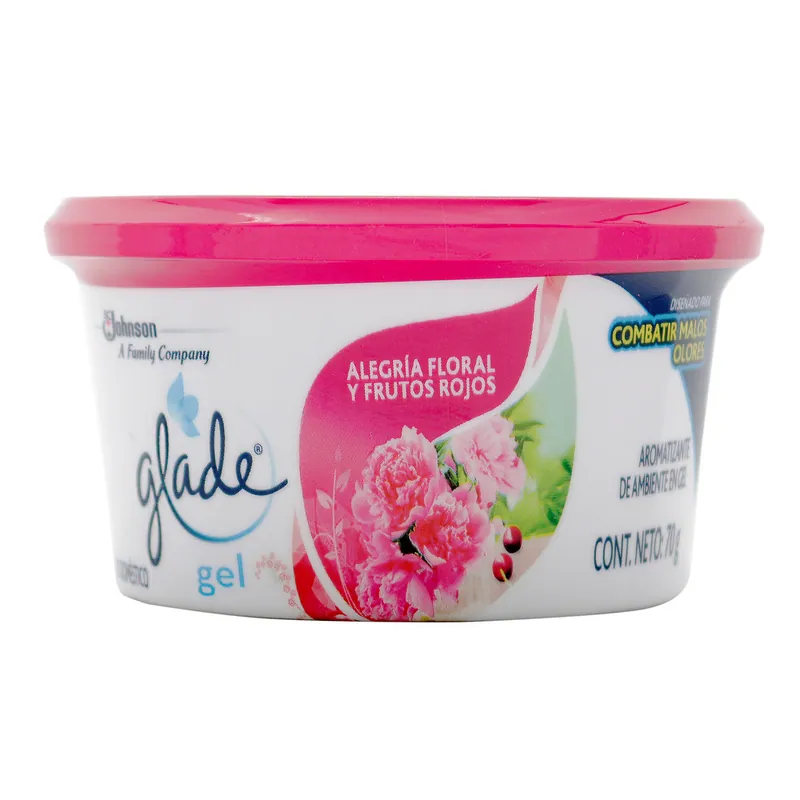 Amb Glade Min Gel al Flo y Fru Roj 70 g