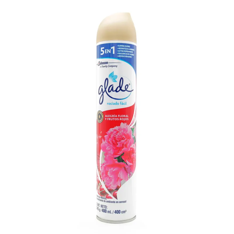 Amb Glade Spray al Flo y Fru Roj 400 mL